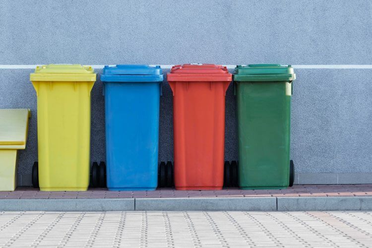 Different colour bins