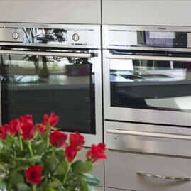 Double ovens in Modern Kitchen